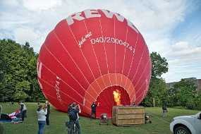 Hitze in den Ballon
